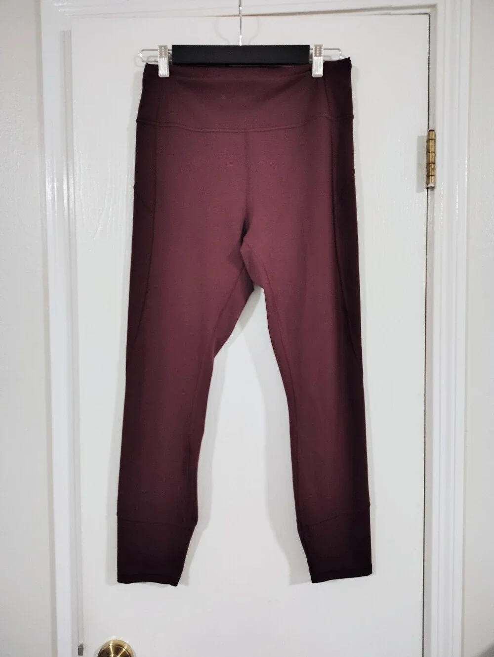 Lululemon In Movement 7/8 Tight - Garnet Women's 10 Yoga Activewear Athletic